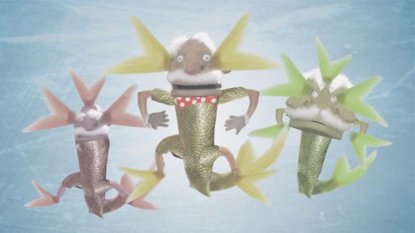 A prehistoric sea animal.