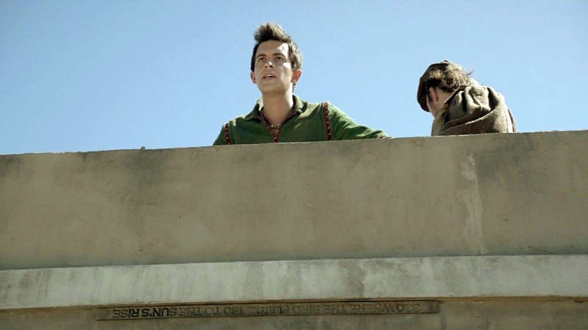 Leonardo on a rooftop