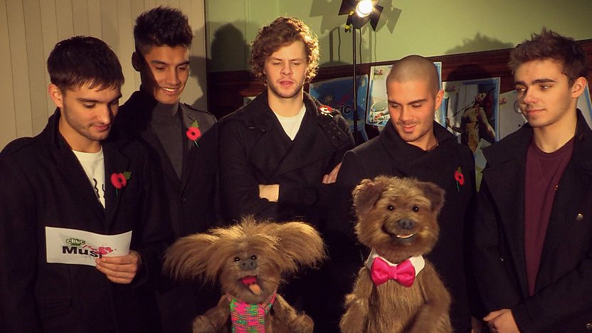 The Wanted stand behind Hacker and Dodge