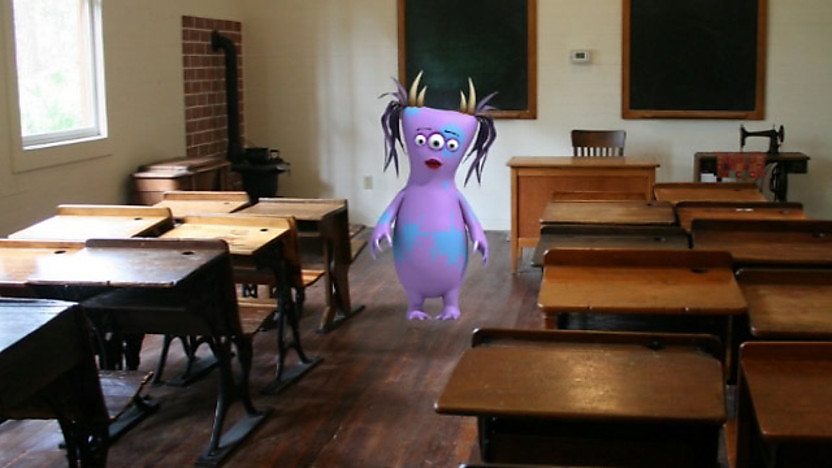 A bugbear in a classroom