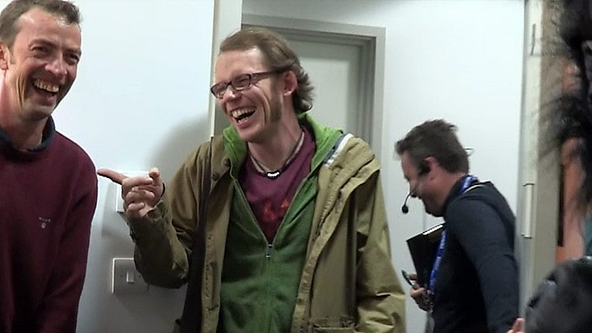 Scouting For Girls laughing