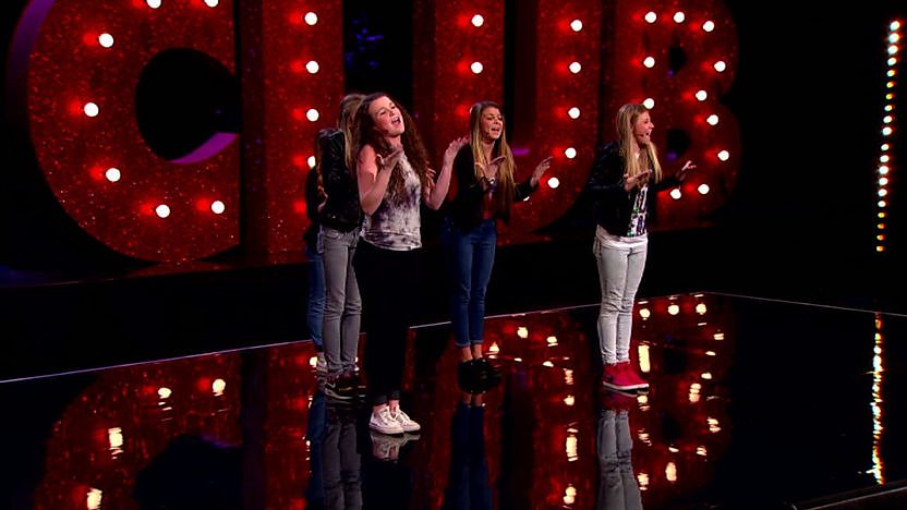 The Sweets perform on Comic Relief does Glee Club