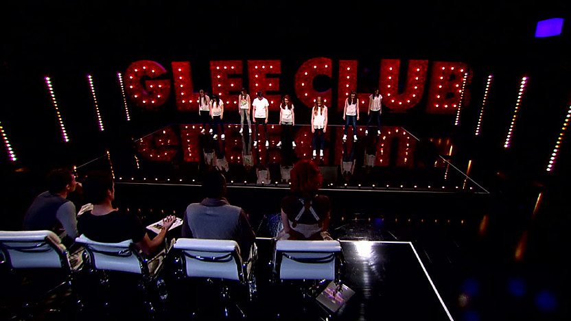 Active8 perform on Comic Relief Does Glee Club