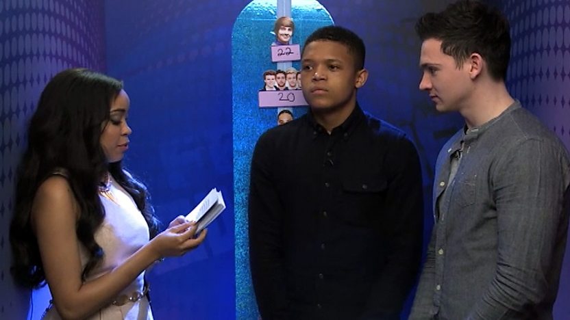 Dionne with Percy and Scott from Wizards vs Aliens