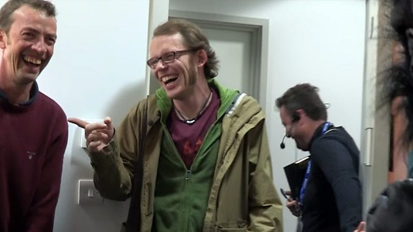 Scouting For Girls laughing