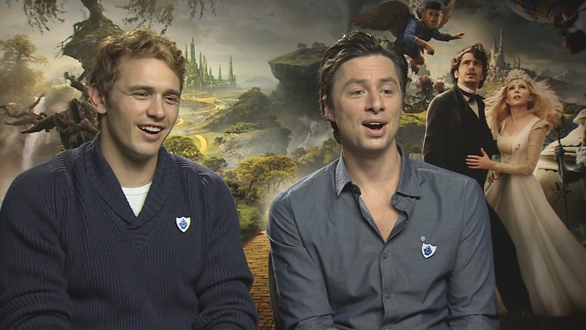 James Franco and Zach Braff
