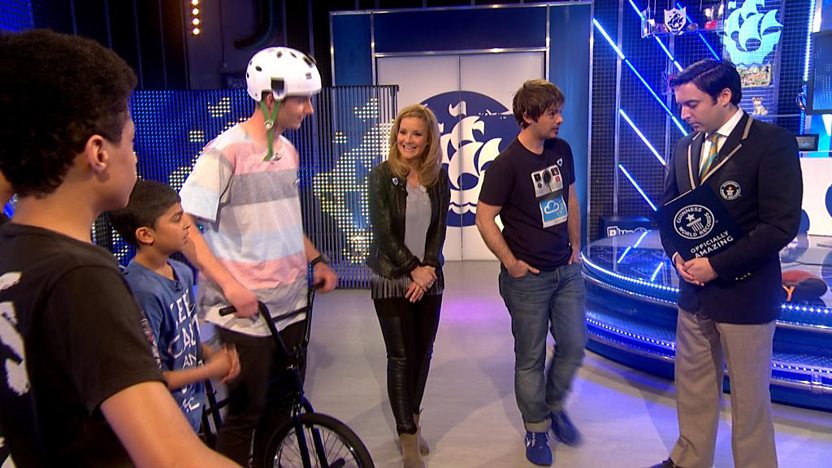 Helen and Barney in the studio with Matti