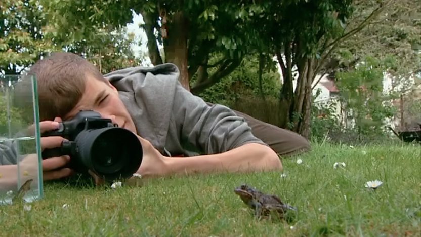Josh with his camera