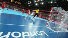 Handball inside Copper Box, London 2012