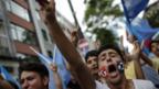Warga di Turki menggelar protes anti-Cina