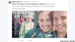 Photobomb de la Reina Isabel II