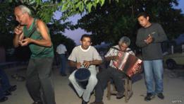 Grupo de vallenato en la costa caribe colombiana