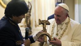 Morales y el Papa