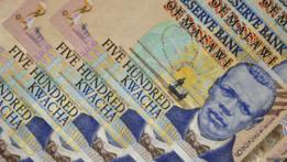 Este billete de Malawi, sureste de África, equvale a US$ 2,17.