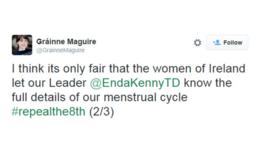 Grainne Maguire Tweet
