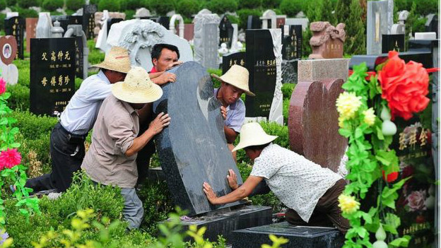 Cemitério chinês | AFP