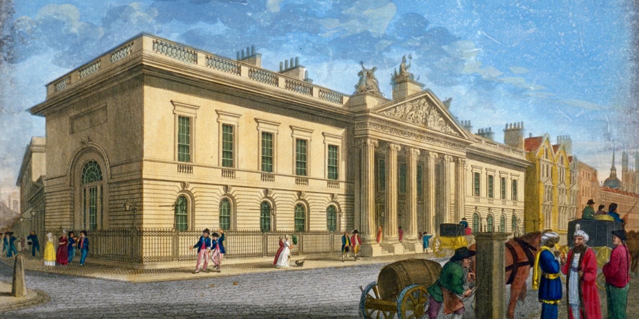 The East India House in 1802 (Credit: Heritage Image Partnership Ltd/Alamy)