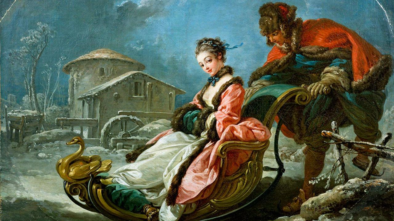 Four Seasons: Winter by Francois Boucher (1755) 