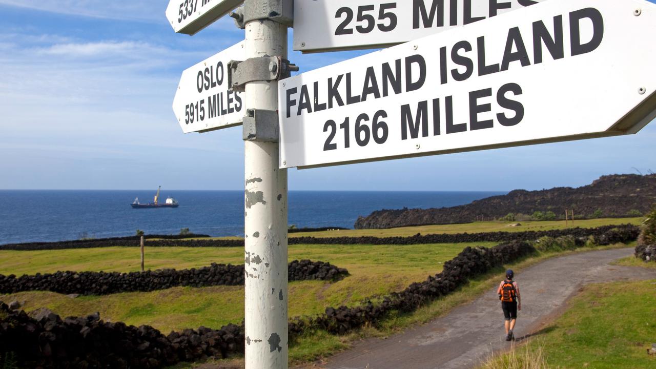 Tristan da Cunhas closest neighbours (Credit: Mark Hannaford/Getty)