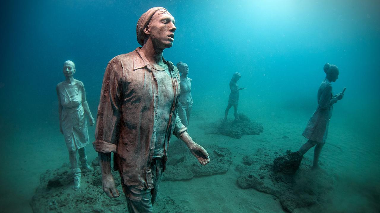 Sculptures in the Museo Atlantico