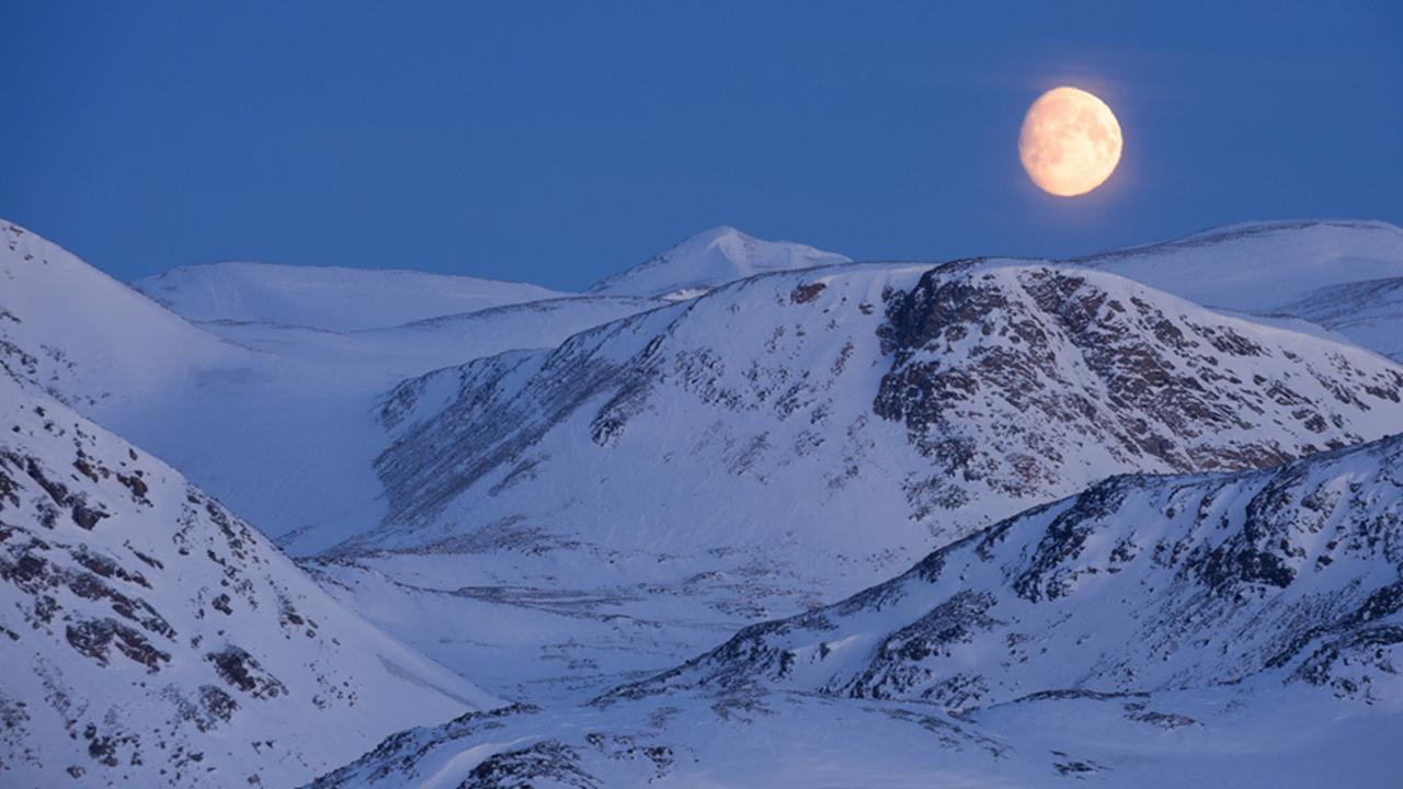 Moon landscape in northeast Greenland (Credit: Morten Hilmer)