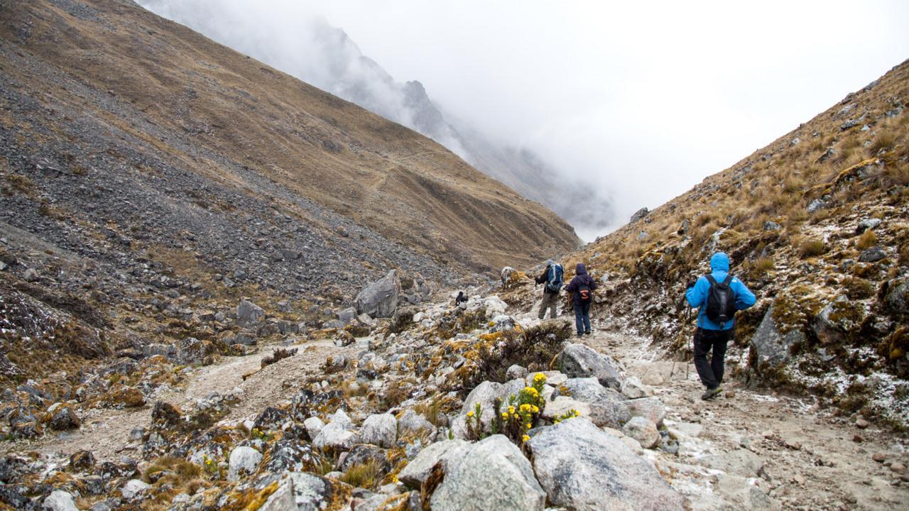 Όταν η Salkantay Trek αρχίζει (Credit: Credit: Guy Wilkinson)