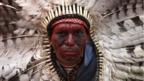 Brazilian tribesman (Image: AP)