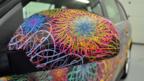 Wrap designed by visual artist Ryan McGinness