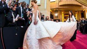 Jennifer Lawrence at the Oscars