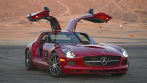 THE ALTERNATIVE: Fleet, if not quite as fabulous. The SLS AMG GT. (Mercedes-Benz USA)
