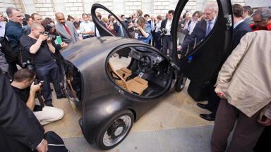 The first prototype was presented at Somerset House in London. (Riversimple)