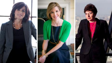 Chantal Glenisson, Sallie Krawcheck, Julia Hobsbawm.