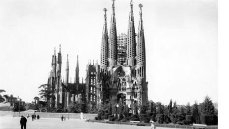Sagrada Familia in 1940