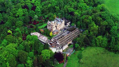 Cardross – an aerial photo of site (Gutherie Aerial/Avanti Architects)