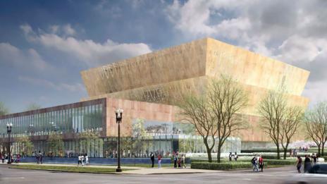 The Smithsonian National Museum of African American History and Culture in Washington