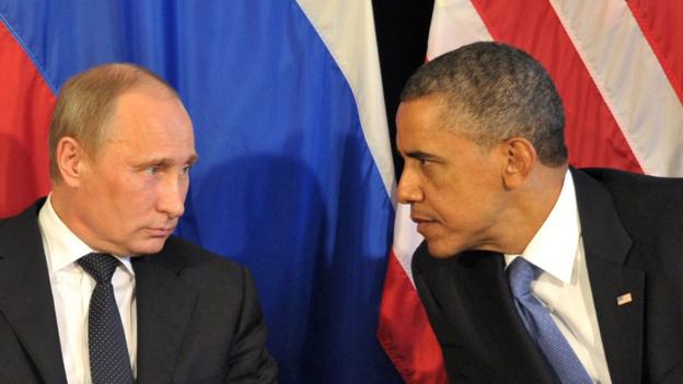 Presidents Putin and Obama fail to reach an understanding. (Getty Images/AFP)