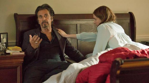 Al Pacino and Greta Gerwig in The Humbling (Millennium Films)