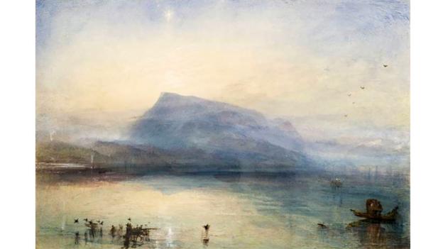 JMW Turner, The Blue Rigi 1841-2 (Credit: Tate)