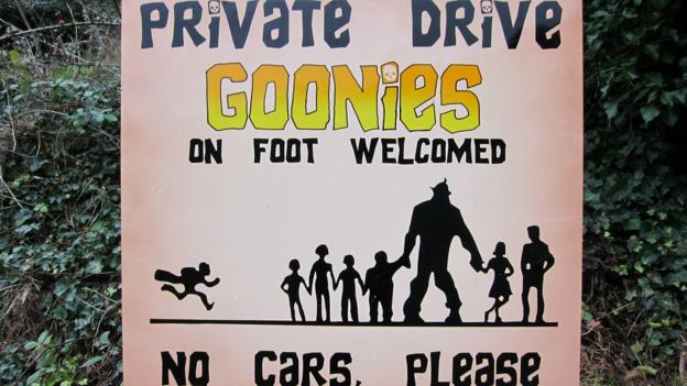 Sign near the Goondocks house (Credit: Credit: David G Allan) Sign near the Goondocks house (Credit: Credit: David G Allan)