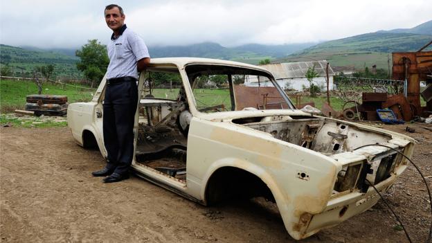 Old russian cars picture