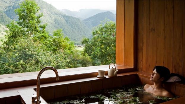 Bhutan, stone baths, spa, Asia, Uma Punakha (Credit: Credit: Como Hotels and Resorts)