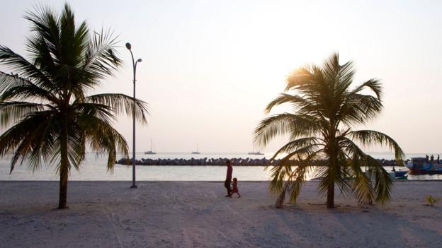Strolling along the beach at sunset (Credit: Credit: Diane Selkirk) Strolling along the beach at sunset (Credit: Credit: Diane Selkirk)