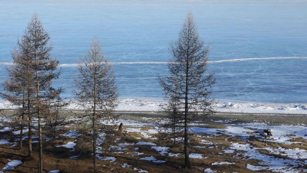 A view frozen Lake Khövsgöl (Credit: Credit: Stephen Fabes) A view frozen Lake Khövsgöl (Credit: Credit: Stephen Fabes)