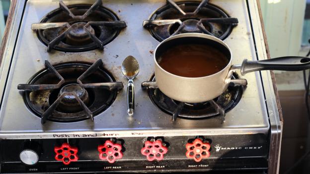 The little gas stove (Credit: Credit: Britany Robinson) The little gas stove (Credit: Credit: Britany Robinson)