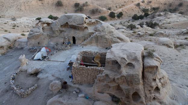 Ghassab inherited the rock-cut cave from his family (Credit: Credit: Will Jehring)