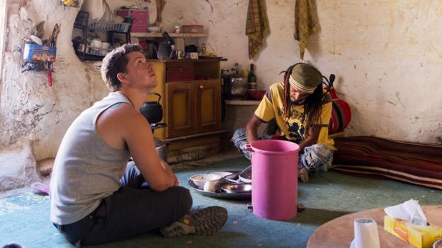 Prepping dinner before darkness falls (Credit: Credit: Will Jehring)