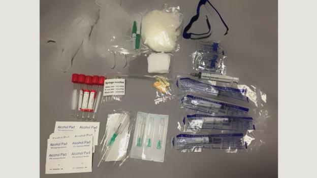 Phlebotomy kit (Credit: Credit: Alexia)