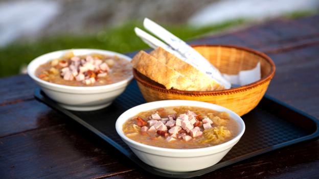 Jota, a bean and sauerkraut stew, is a traditional Slovenian dish (Credit: Credit: imageBROKER/Alamy)