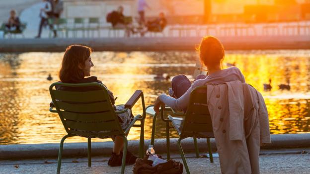 Sunset at the Jardin du Luxembourg (Credit: Credit: Sonnet Sylvain/hemis.fr/Alamy) Sunset at the Jardin du Luxembourg (Credit: Credit: Sonnet Sylvain/hemis.fr/Alamy)
