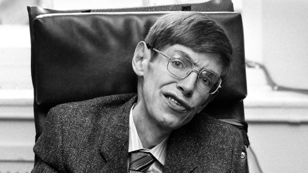 Ο Stephen Hawking ως ένας νεαρός άνδρας (Credit: Liam Λευκό / Alamy Φωτογραφία)